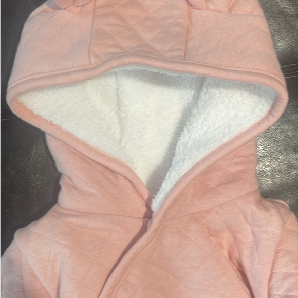 NEW!! Baby Girl Sherpa Coverall Outerwear - Picture 2 of 6